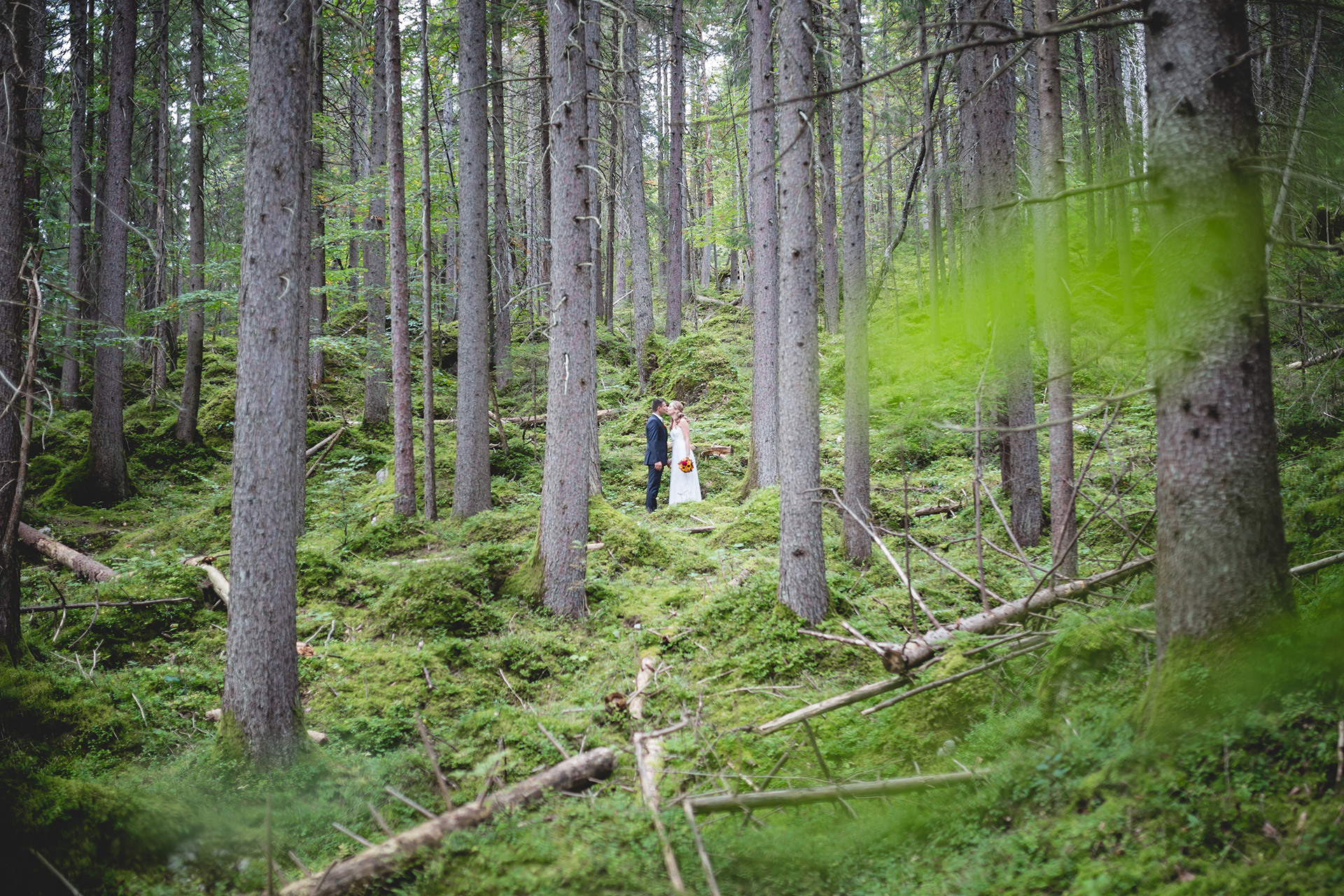 Hochzeitsfotograf Hochzeitsfoto Hochzeit Allyson und Robert am Eibsee in Garmisch-Partenkirchen