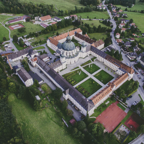Kloster Ettal Luftaufnahme