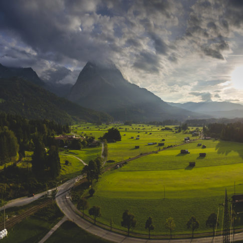 Luftfoto Zugspitze